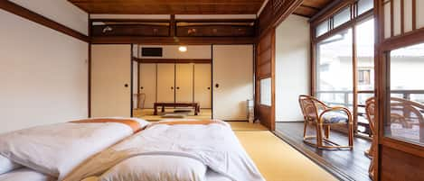 Japanese Style Family Room, Shared Bathroom | In-room safe, free WiFi, bed sheets