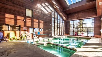 Indoor pool, a heated pool