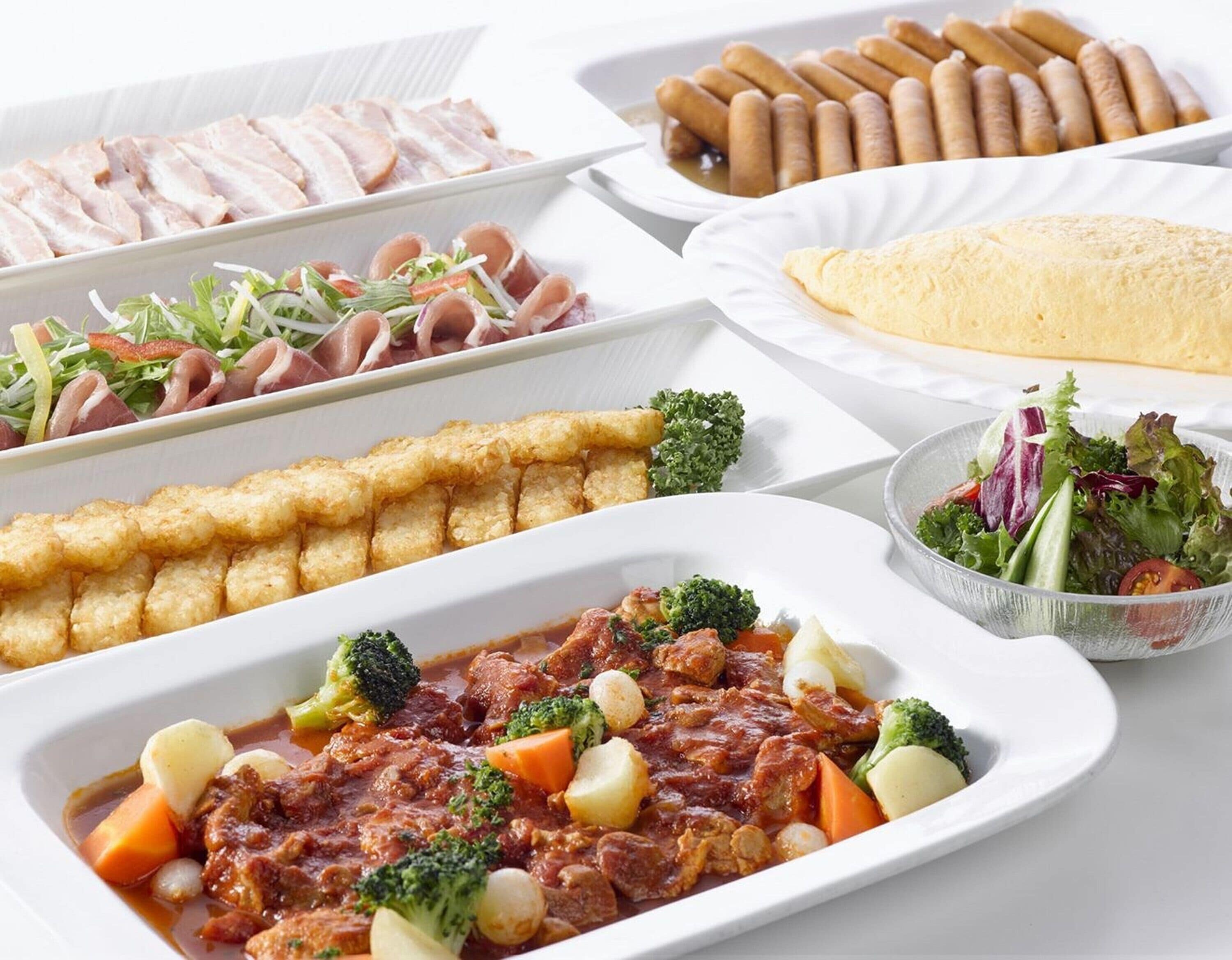 Tägliches Frühstücksbuffet (1663 JPY pro Person)