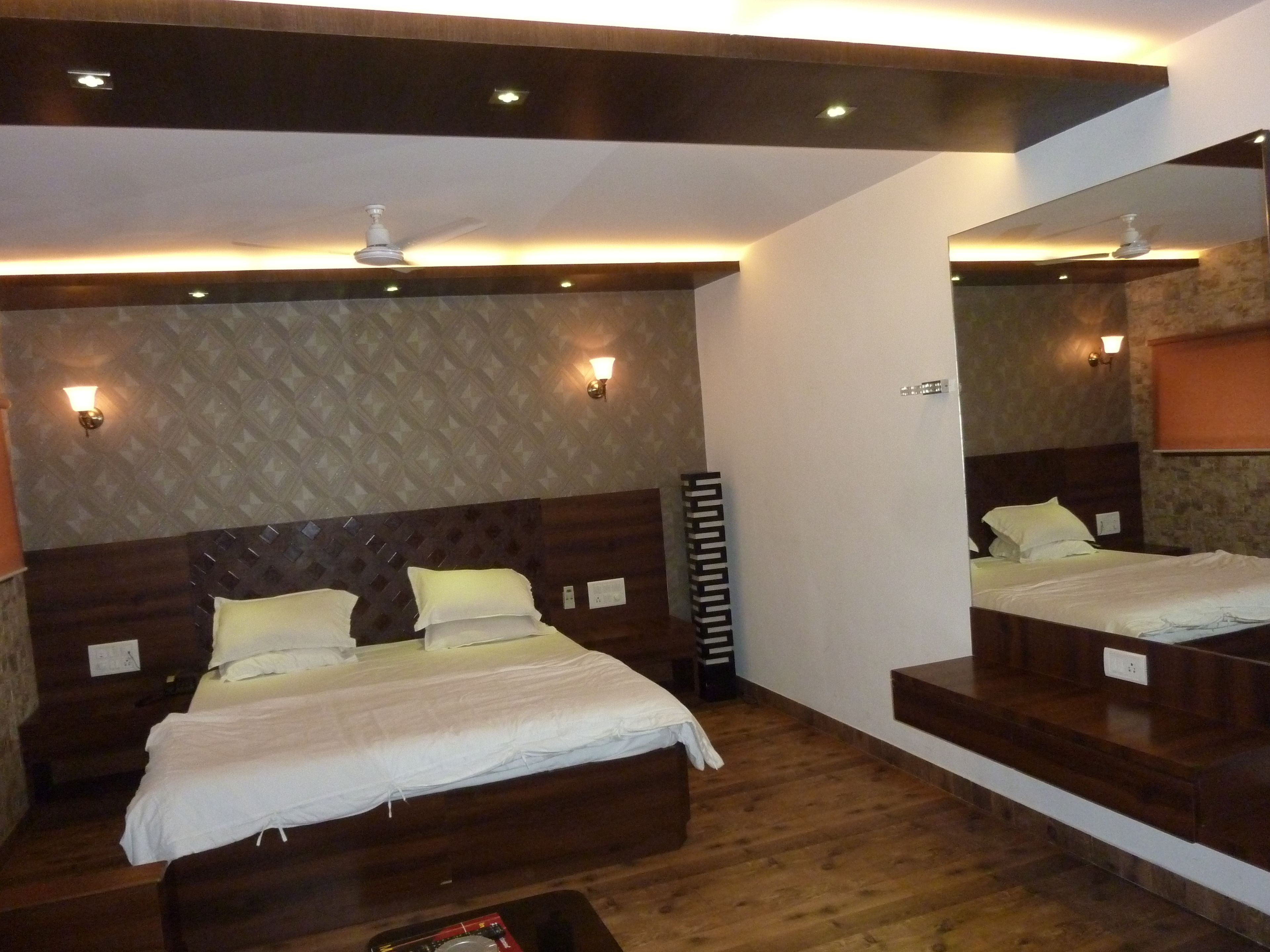 Premium bedding, memory foam beds, in-room safe, desk