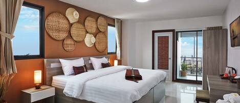 Chambre Deluxe, 1 très grand lit | Vue de la chambre