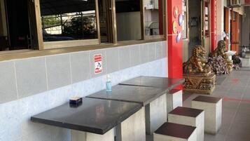 Façade de l’hébergement