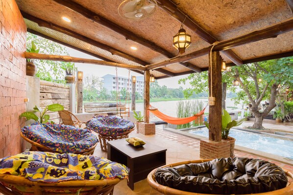 5 Bedroom Villa | Terrace/patio - MyHouse Riverside & Pool Villa Near Old Town (Chiang Mai)