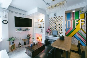Sittområde i lobbyn