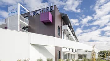 Majoituspaikan julkisivu