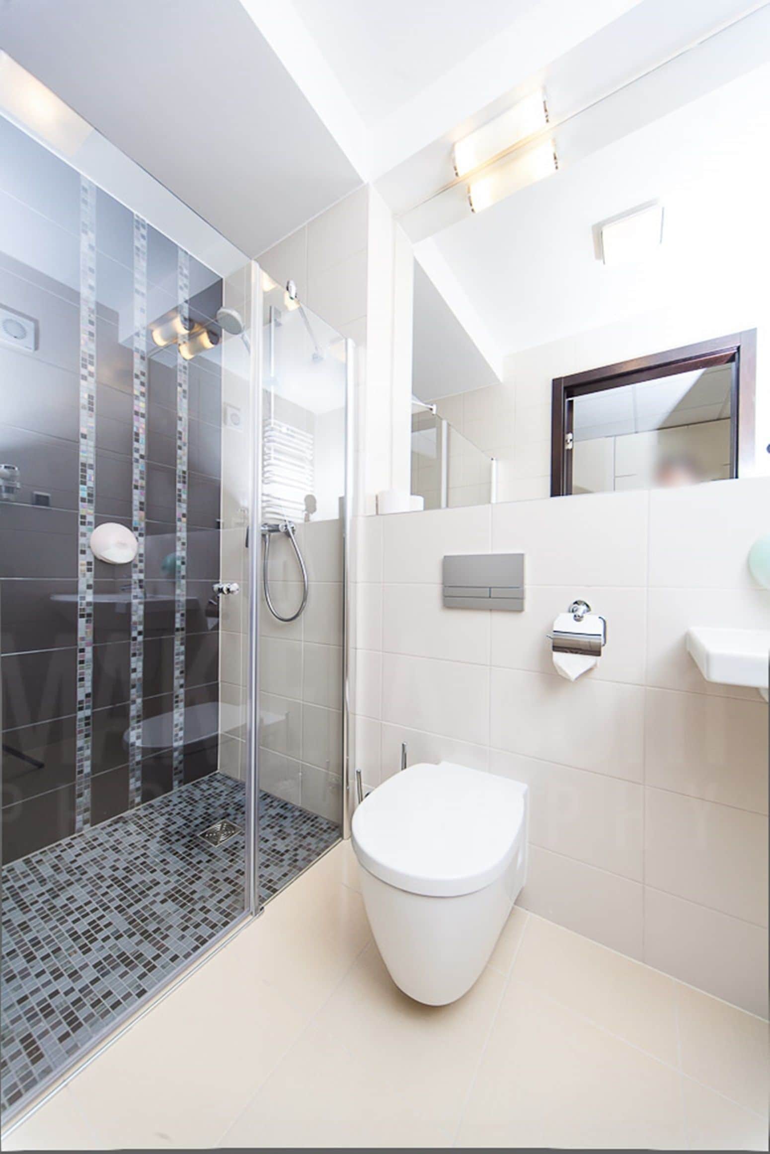 double or twin room | bathroom | free toiletries, hair dryer, towels