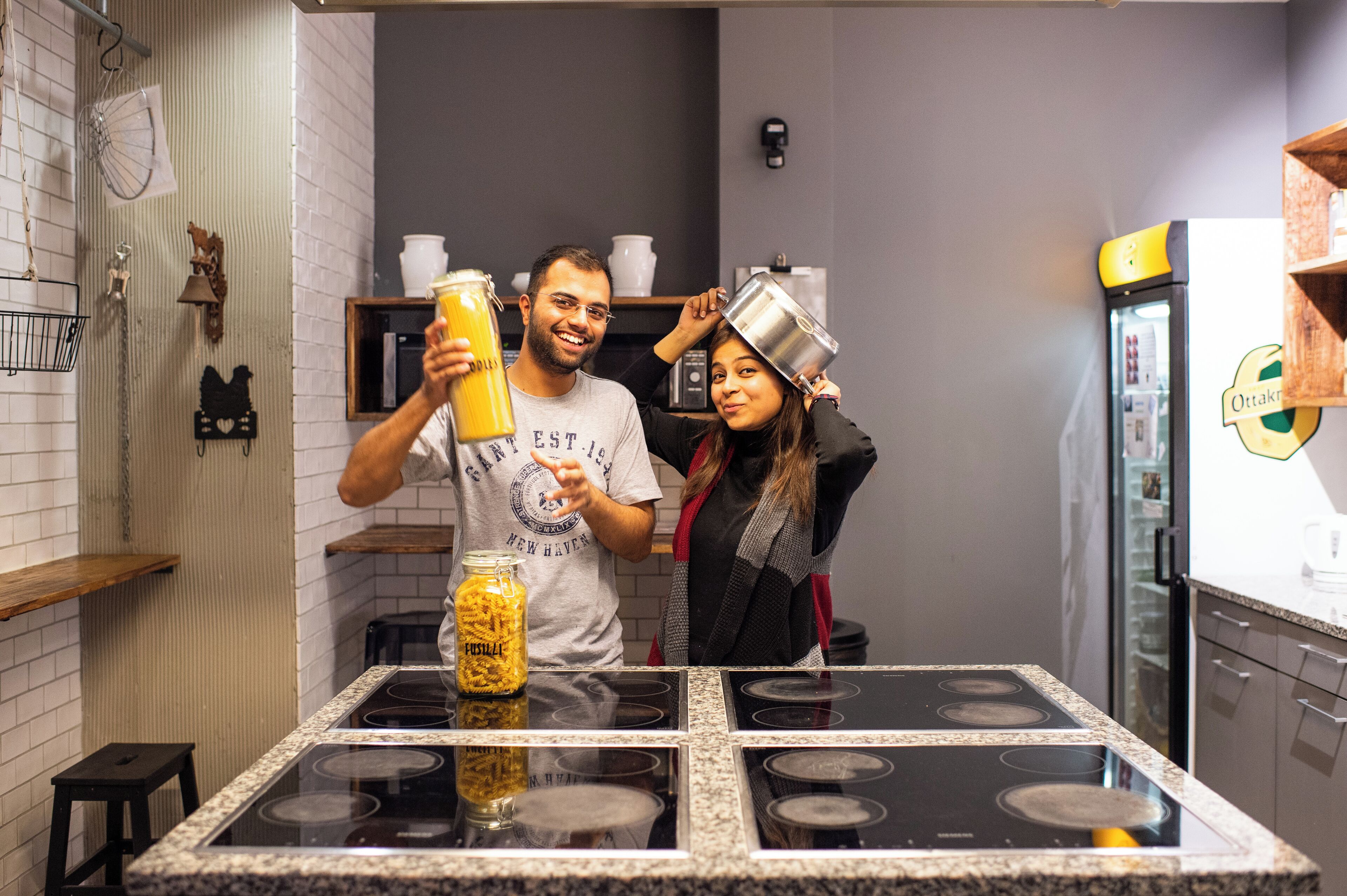 Shared fridge, shared microwave