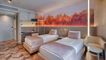 Literie de qualité supérieure, minibar, Wi-Fi gratuit, draps fournis