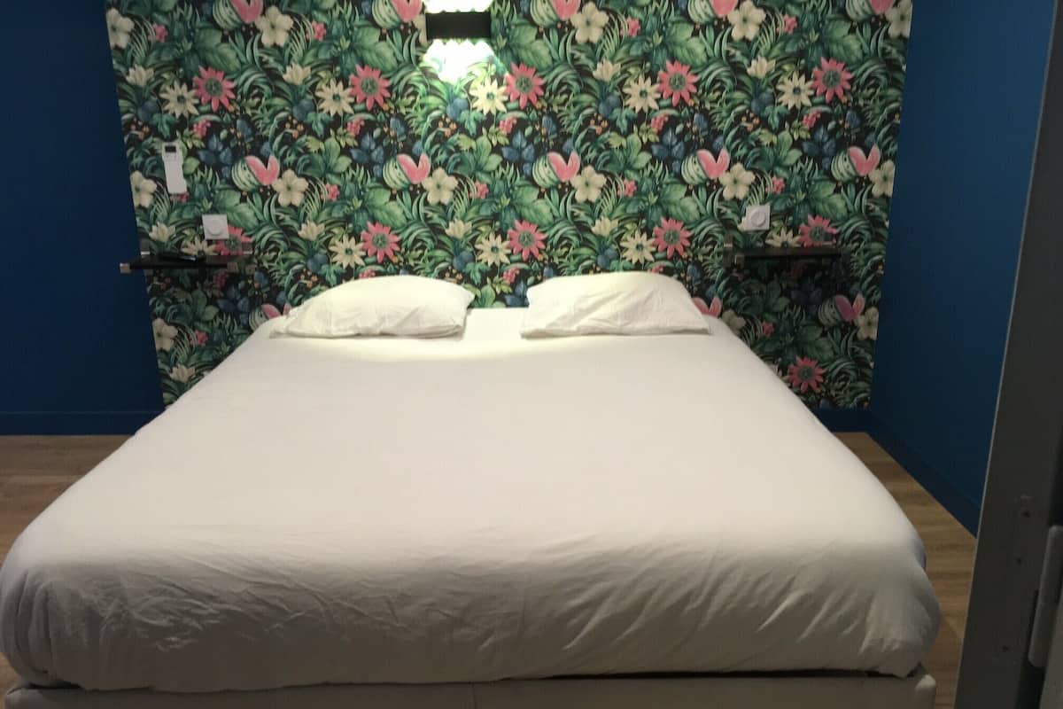 1 bedroom, blackout curtains, iron/ironing board, free WiFi