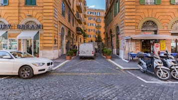 Blick von der Unterkunft