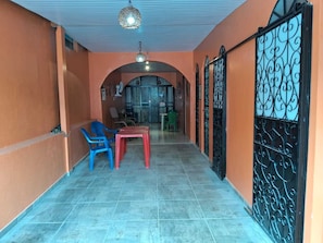 Interior entrance