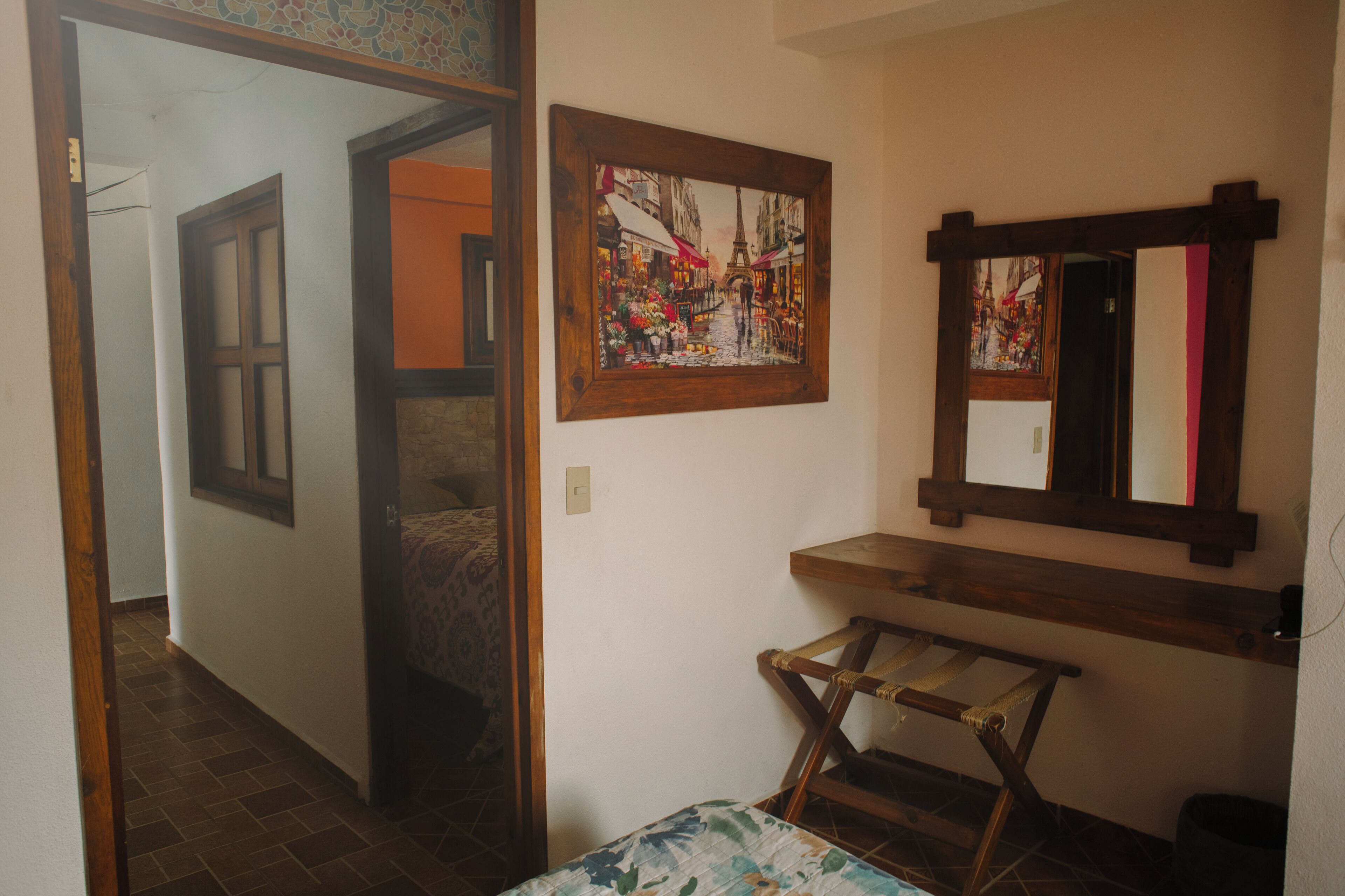 laptop workspace, iron/ironing board, free wifi, bed sheets