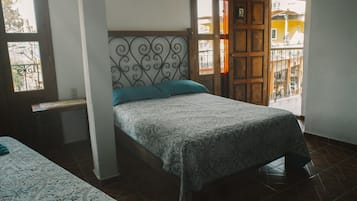 Traditional Room, 2 Double Beds | Laptop workspace, iron/ironing board, free WiFi, bed sheets