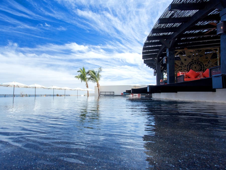 Privat strand i nærheten