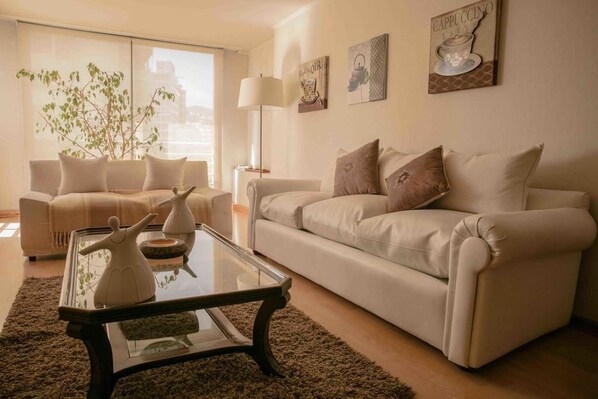 Standard Apartment, 3 Bedrooms | Living room