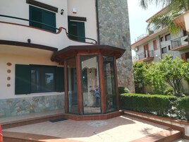 Entrada de la propiedad