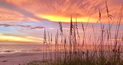 Gulf & Sunset Views!!! 1BR Apt. D is a Centrally Located, walk to all location