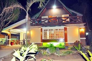 Front of property – evening/night