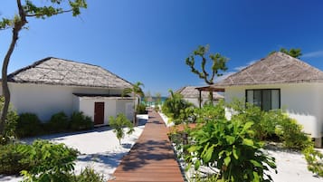 Design-Zimmer, Meerblick | Blick auf den Garten