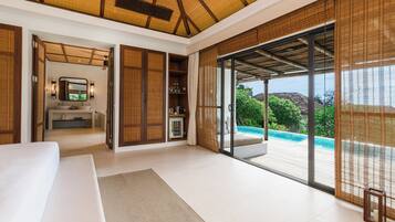 Oceanview Pool Villa | 1 chambre, minibar, coffres-forts dans les chambres