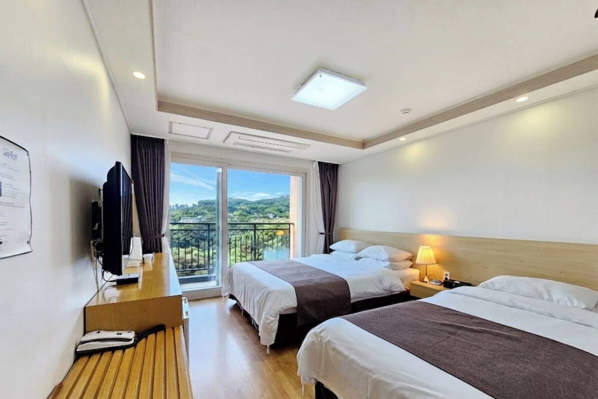 Chambre Deluxe avec lits jumeaux | Rideaux occultants, Wi-Fi gratuit