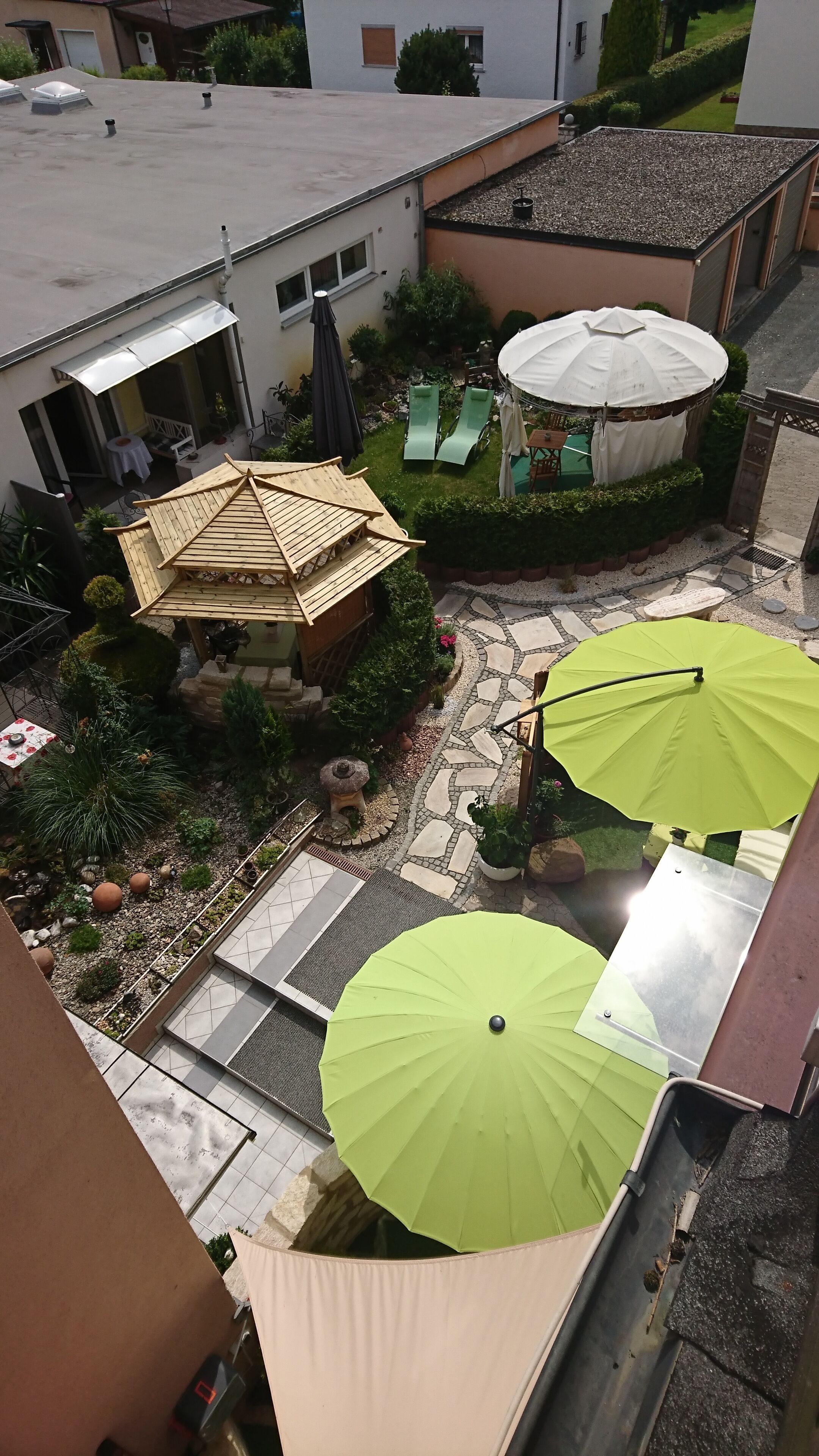 Blick auf den Garten