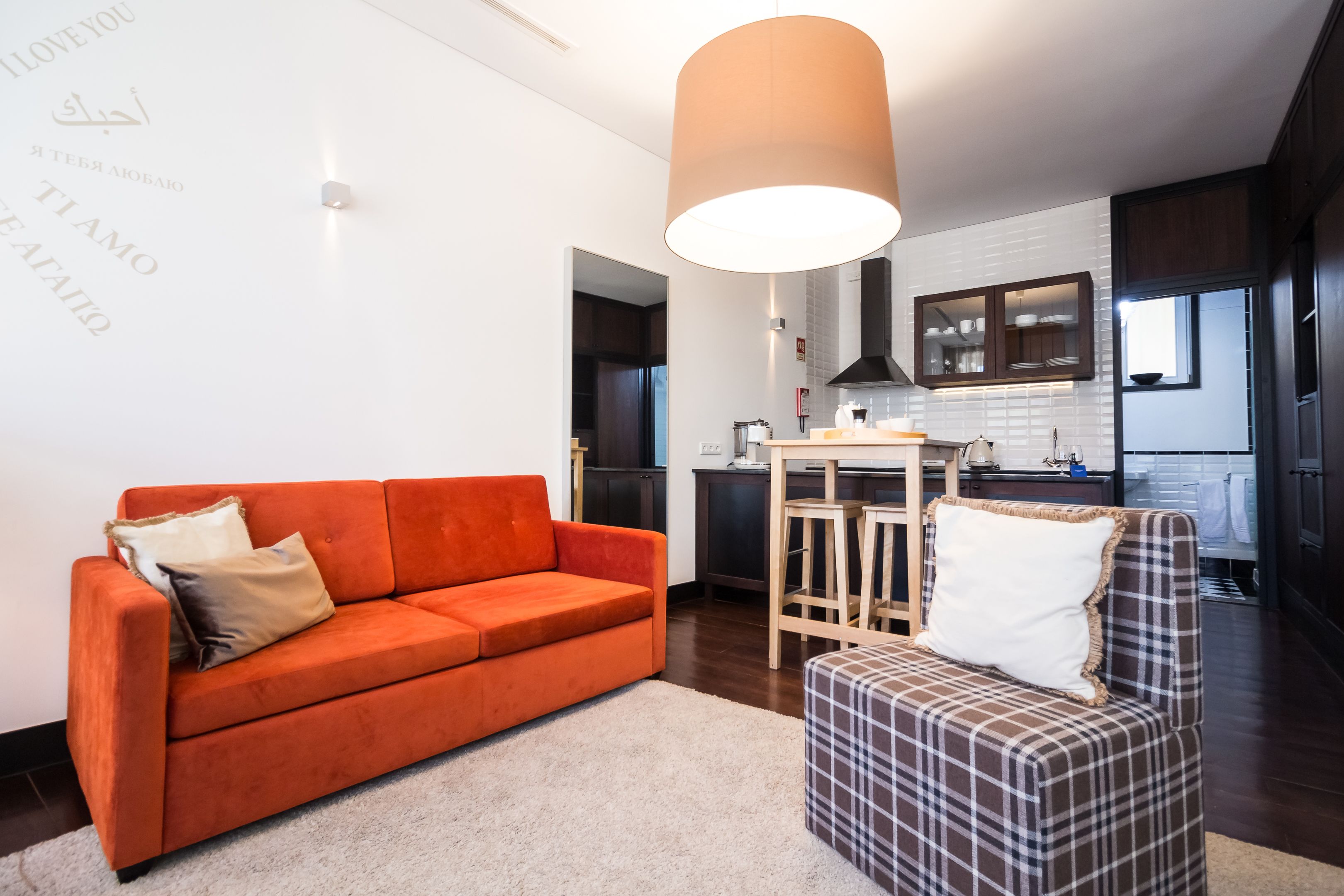 standard studio (torre 1) | living area | flat-screen tv