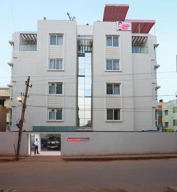 Façade de l’hébergement