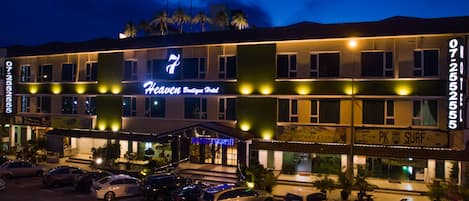 Front of property – evening/night