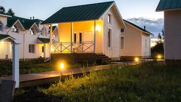 Front of property – evening/night
