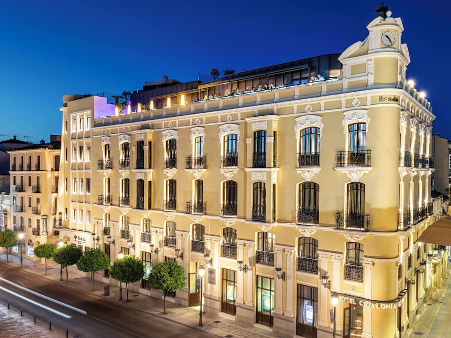 Fassade der Unterkunft – Abend/Nacht