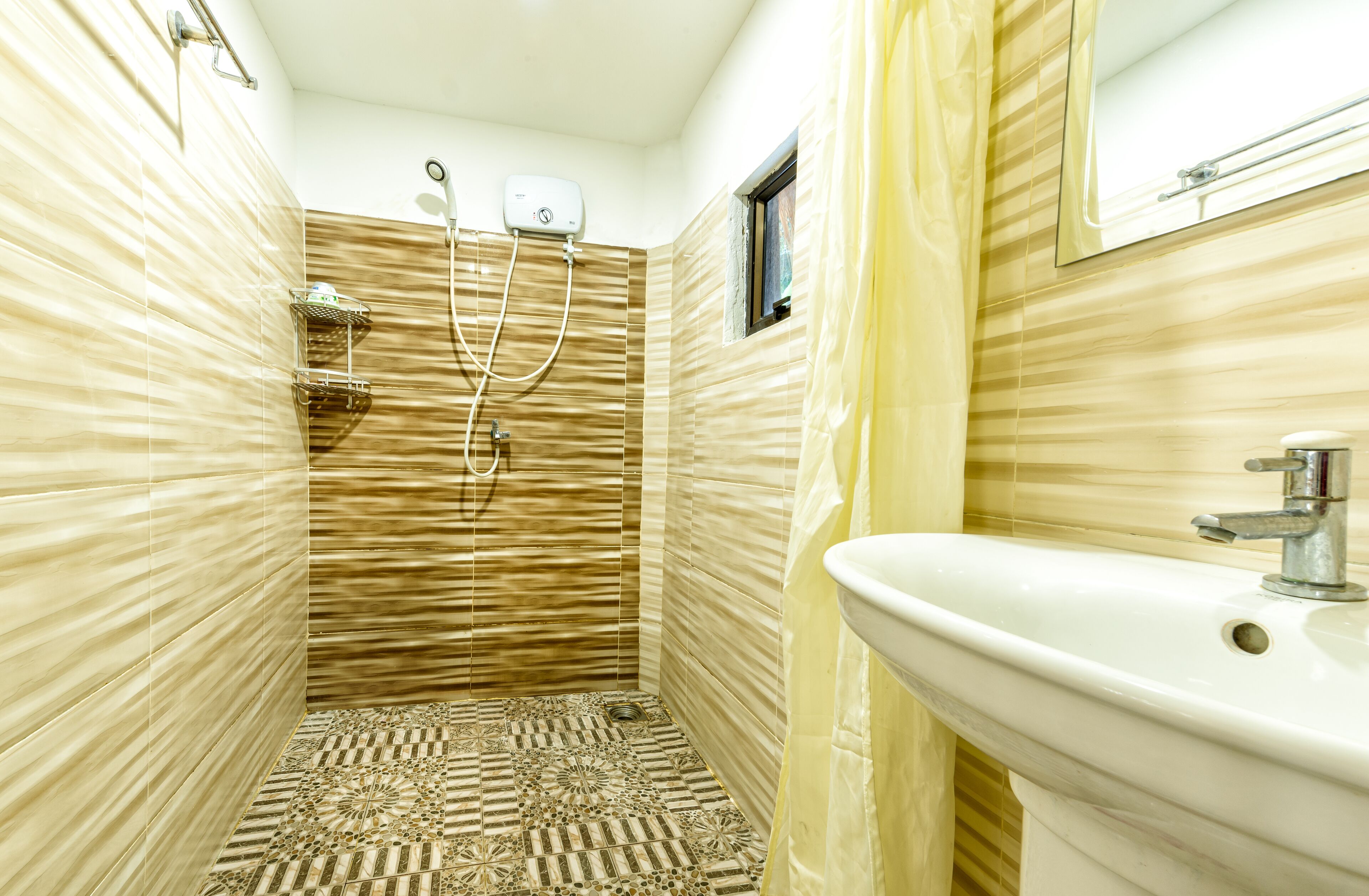 ac beach front bungalow | bathroom | shower, free toiletries, towels