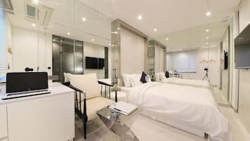 Insonorización, wifi gratis y ropa de cama