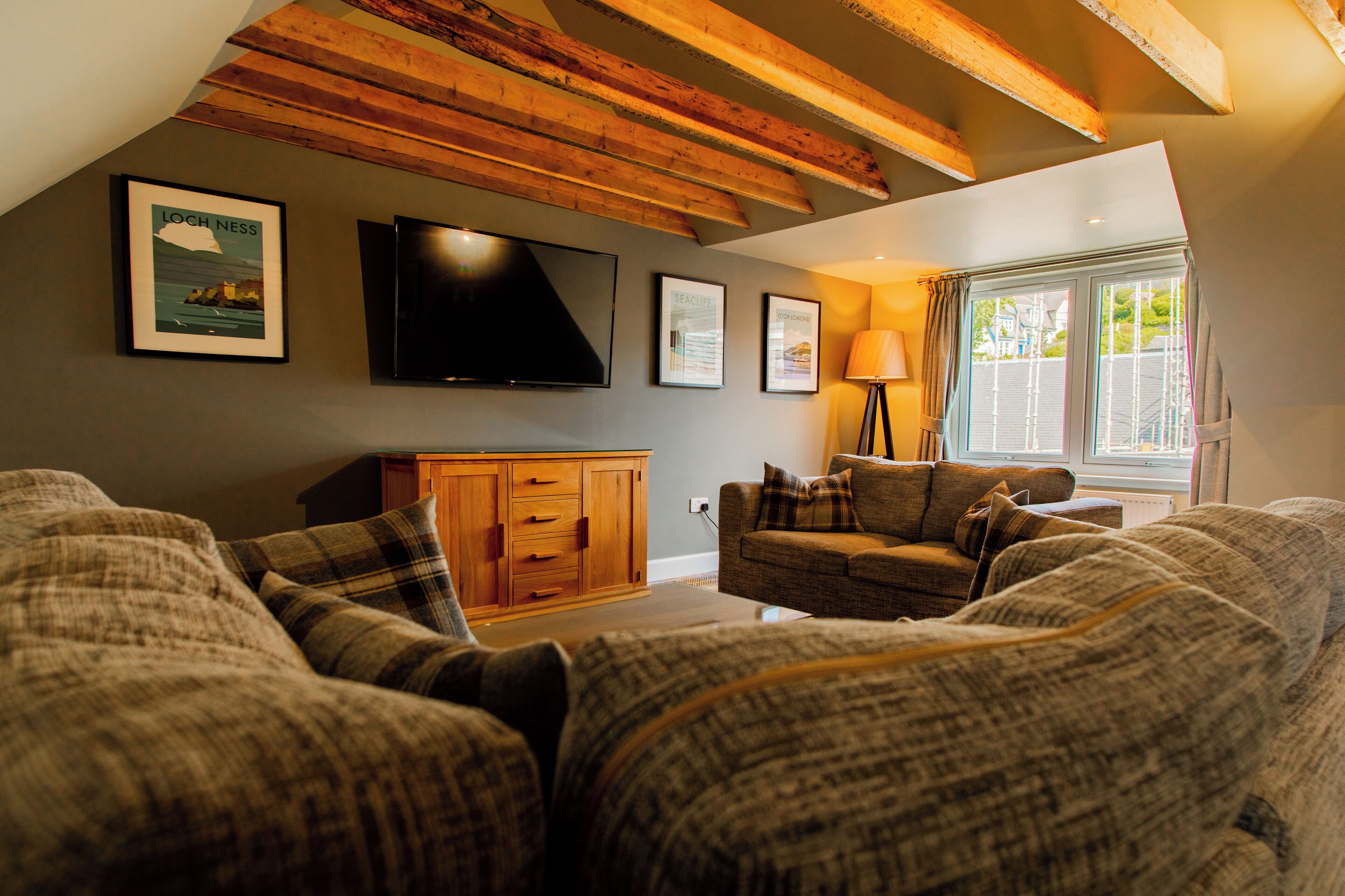 suite | living area | tv