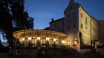 Front of property – evening/night