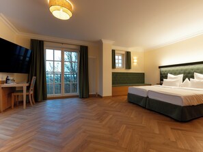 Studiosuite, kjæledyr ikke tillatt | 1 soverom, allergitestet sengetøy, safe på rommet og skrivebord