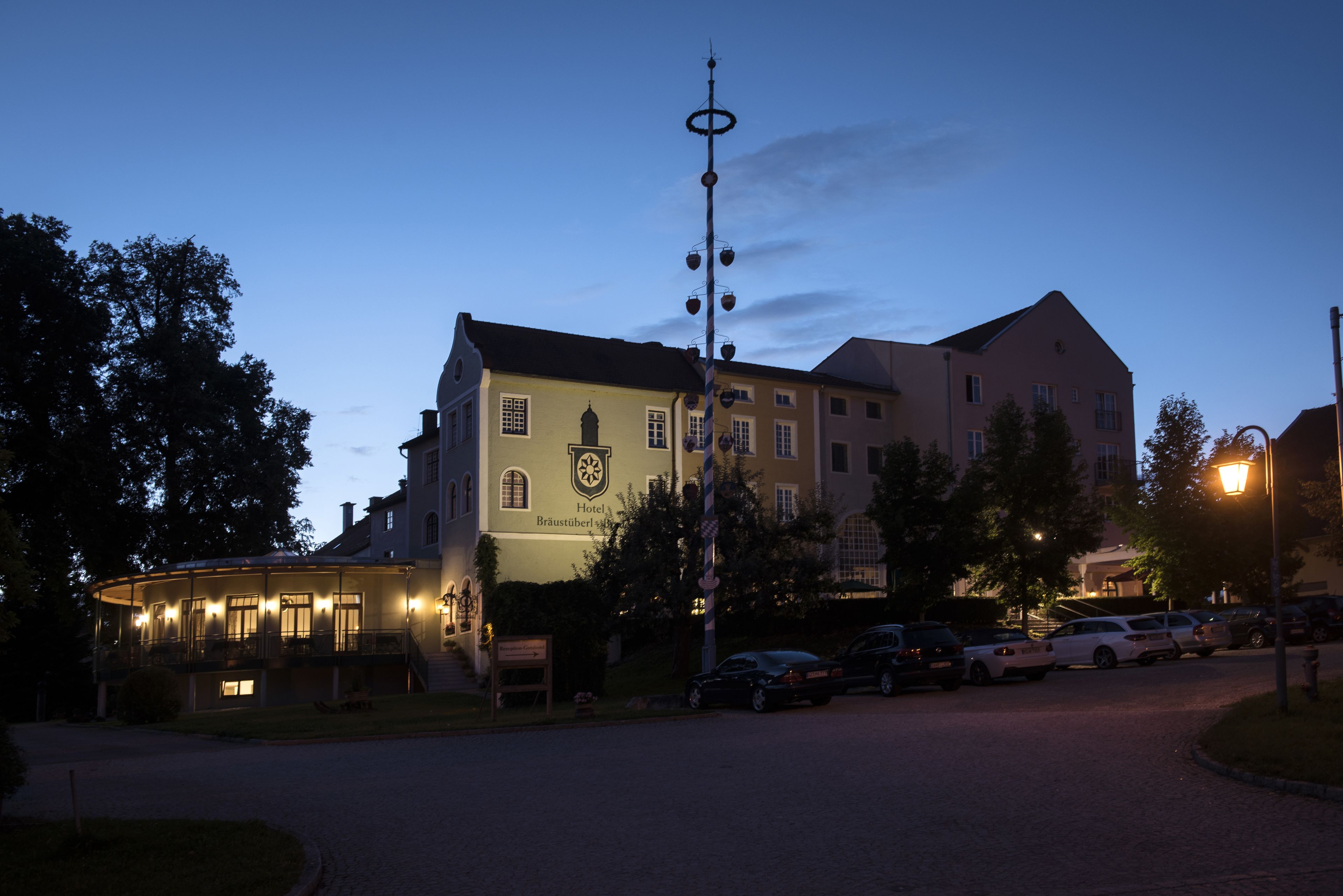 front of property – evening/night