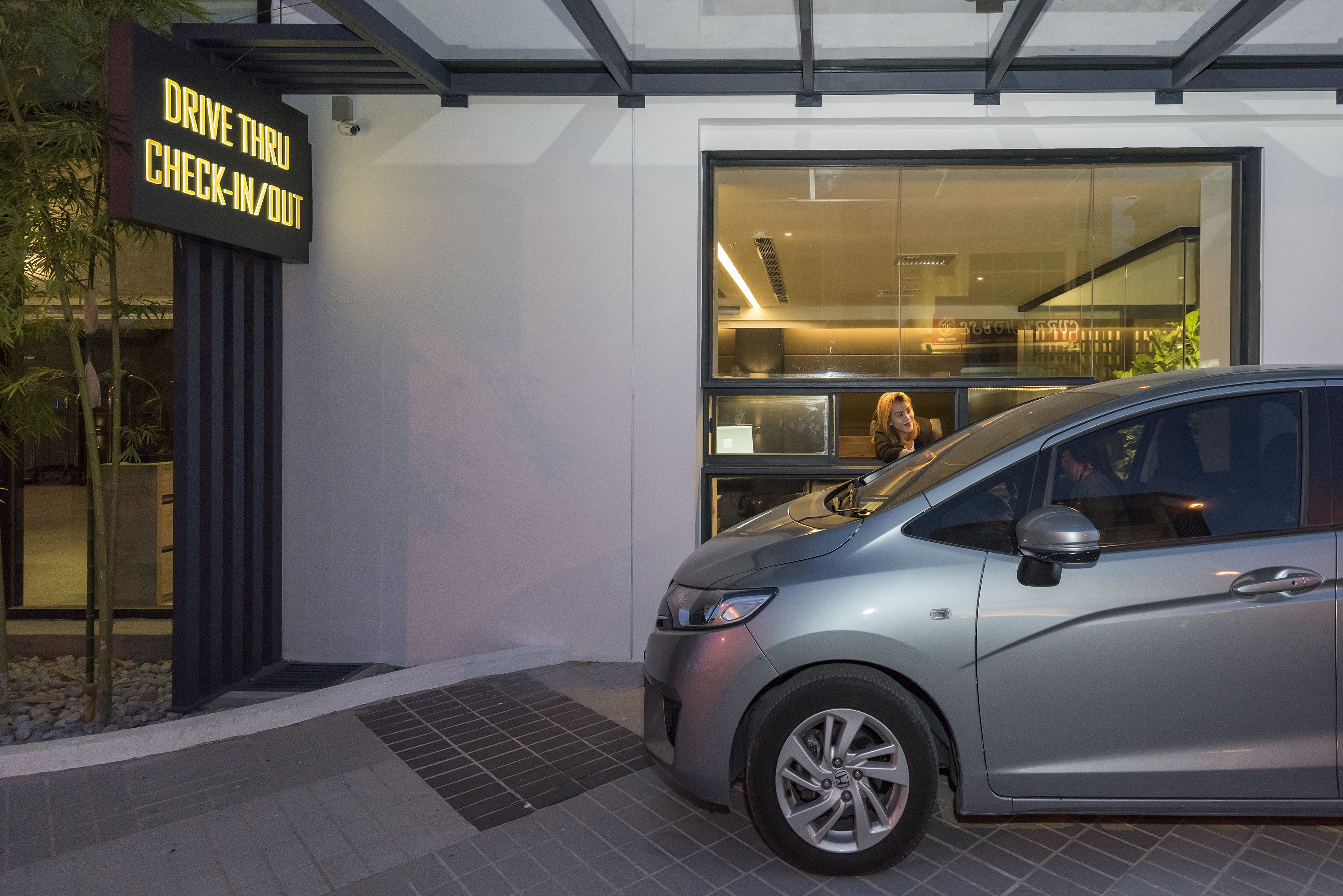 check-in/check-out kiosk