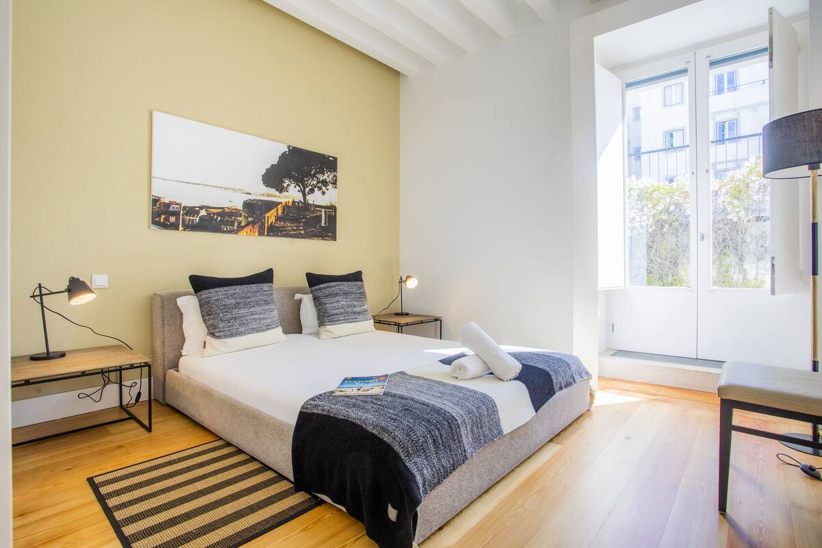 Appartamento, 2 camere da letto, terrazzo, vista città (Calçada do Combro, 127) | Insonorizzazione, ferro/asse da stiro
