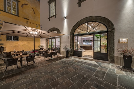 Front of property - evening/night