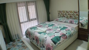1 غرفة نوم ومكتب ومكواة/لوح كي وواي فاي مجانًا