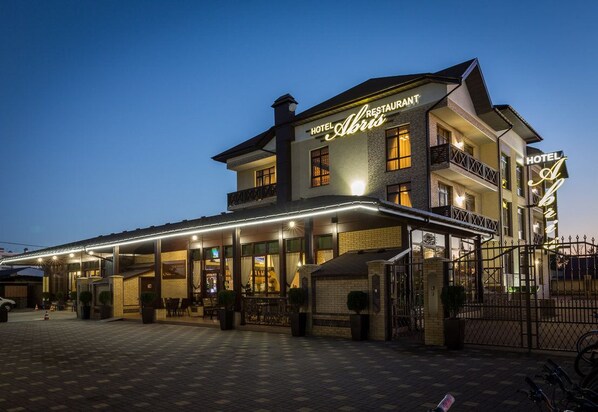 Façade de l’hébergement