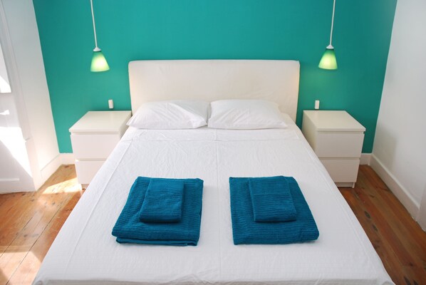 Appartement, 2 chambres, terrasse (Rua do Norte, 35) | Chambres insonorisées, lits bébé (en supplément), Wi-Fi gratuit