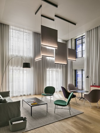 Lobby lounge. OKKO Hotels Strasbourg Centre