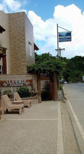 Façade de l’hébergement