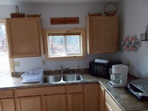 Suite, 3 Bedrooms, 2 Bathrooms (Suite 1 or 2) | Private kitchen | Fridge, microwave, coffee/tea maker - D's Base Camp (Toivola)