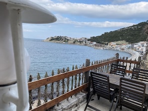 Premier-Zweibettzimmer, Terrasse, Meerblick
