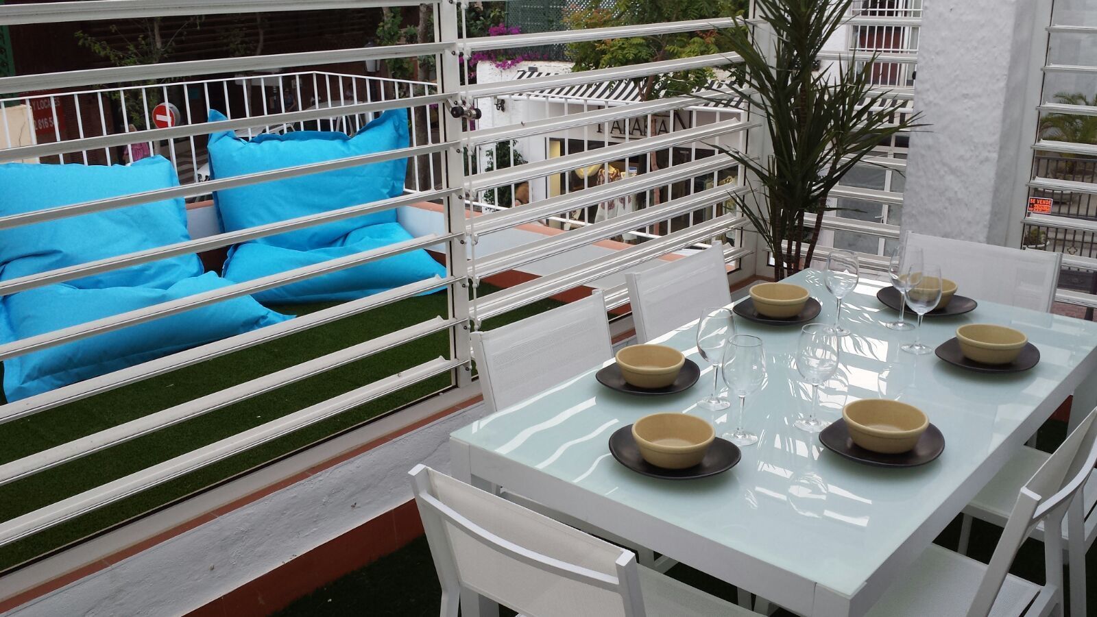 Leilighet, 3 soverom, terrasse (6 personas) | Terrasse/patio