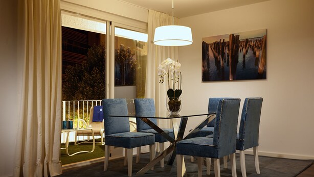 Leilighet, 4 soverom, terrasse (7 personas) | Spiseområde på rommet