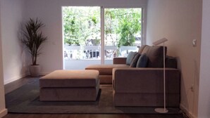 Leilighet, 3 soverom, terrasse (4 personas) | Oppholdsområde | TV